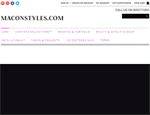 Tablet Screenshot of maconstyles.com